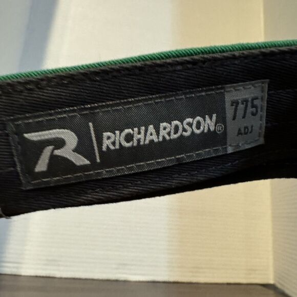 Hurst Farm Supply Golf Visor Adjustable Hook & Loop Strap Hat Gray Green Farm - Picture 11 of 11